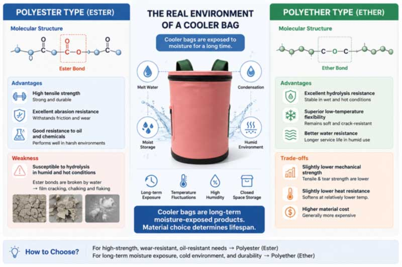Κατασκευαστής σακιδίου πλάτης TPU Cooler: Why the Shell Material Matters