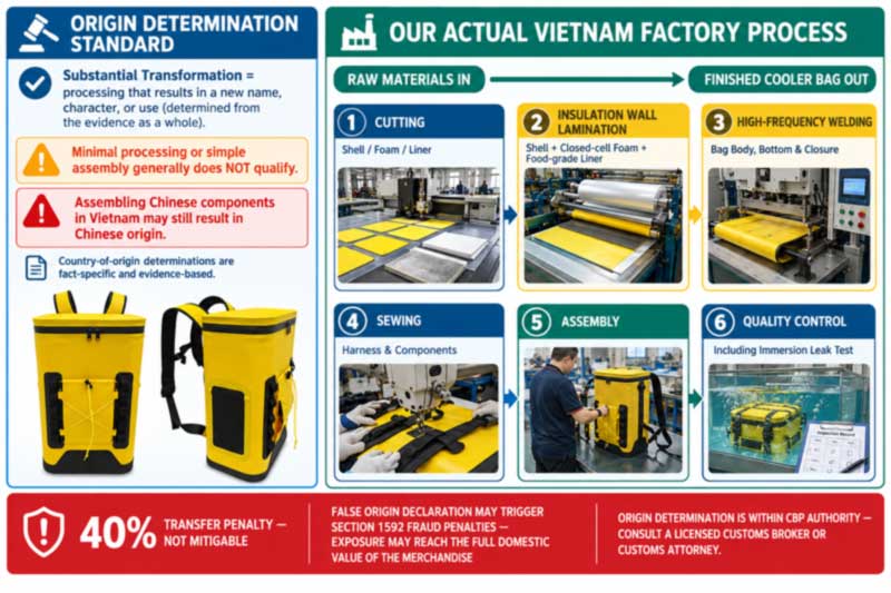 Κατασκευαστής τσάντας ψύξης για εισαγωγείς ΗΠΑ
