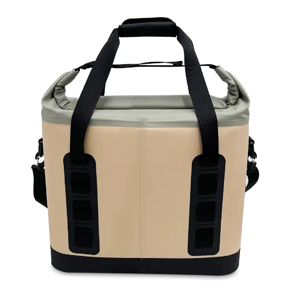 Αδιάβροχο Roll-Top Soft Cooler με αδιάβροχη τσέπη με φερμουάρ και ανοιχτήρι μπουκαλιών